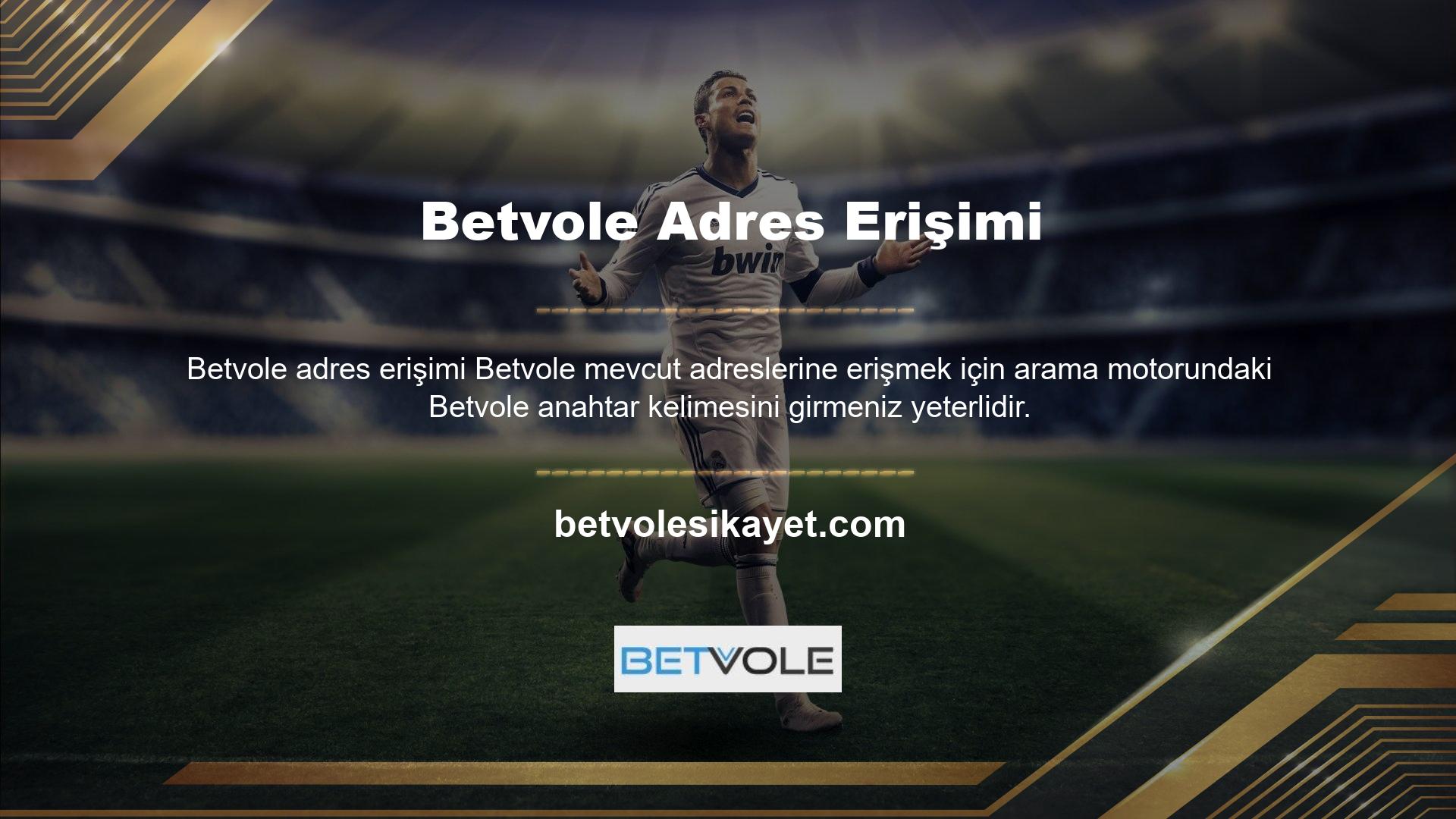 Alternatif olarak, Betvole sosyal medya hesaplarını takip edebilirsiniz